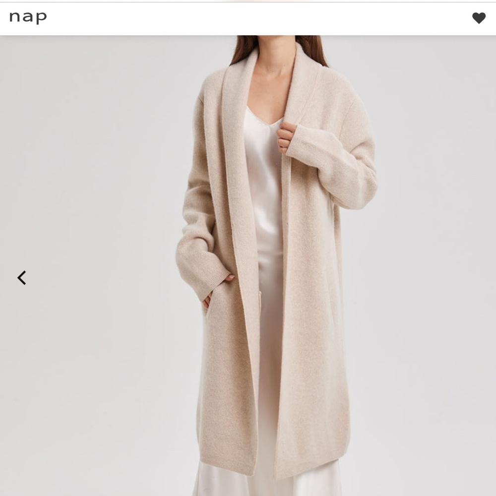 Nap yak wool cardigan medium vguc
